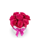 Flower box with roses